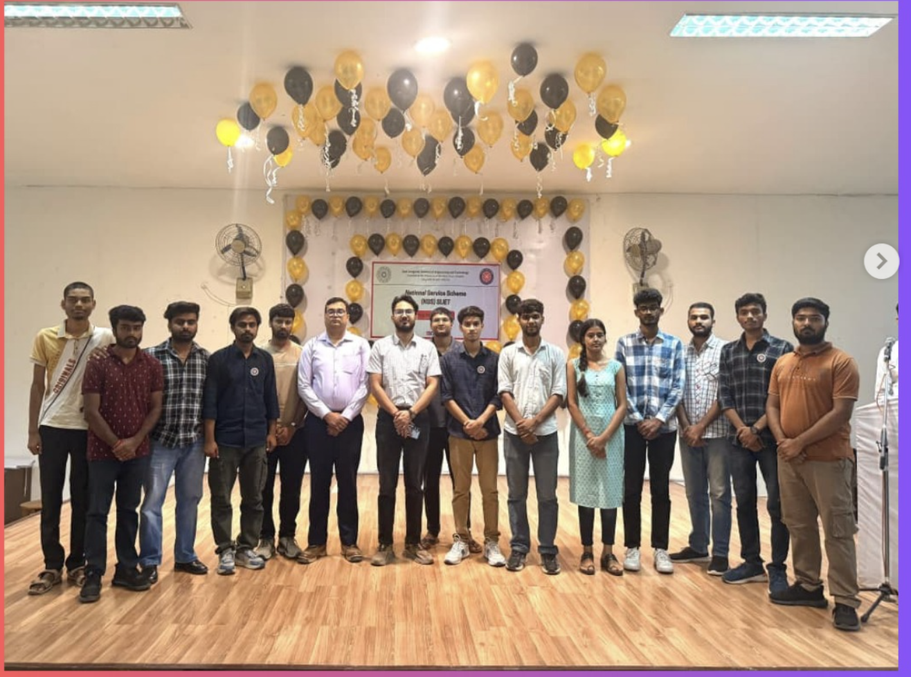 NSS SLIET volunteers celebrating NSS Day